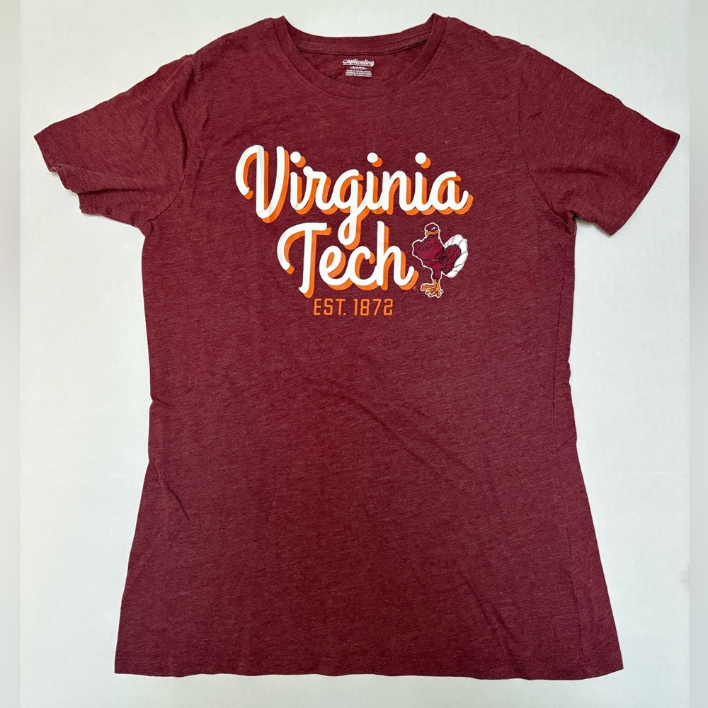 Virginia Tech Maroon T-Shirt, Size small